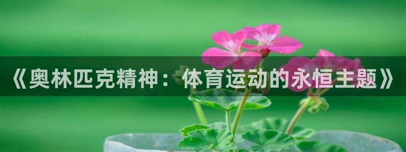 米兰体育官网下载招商电话号码查询:《奥林匹克精神:体育运动的